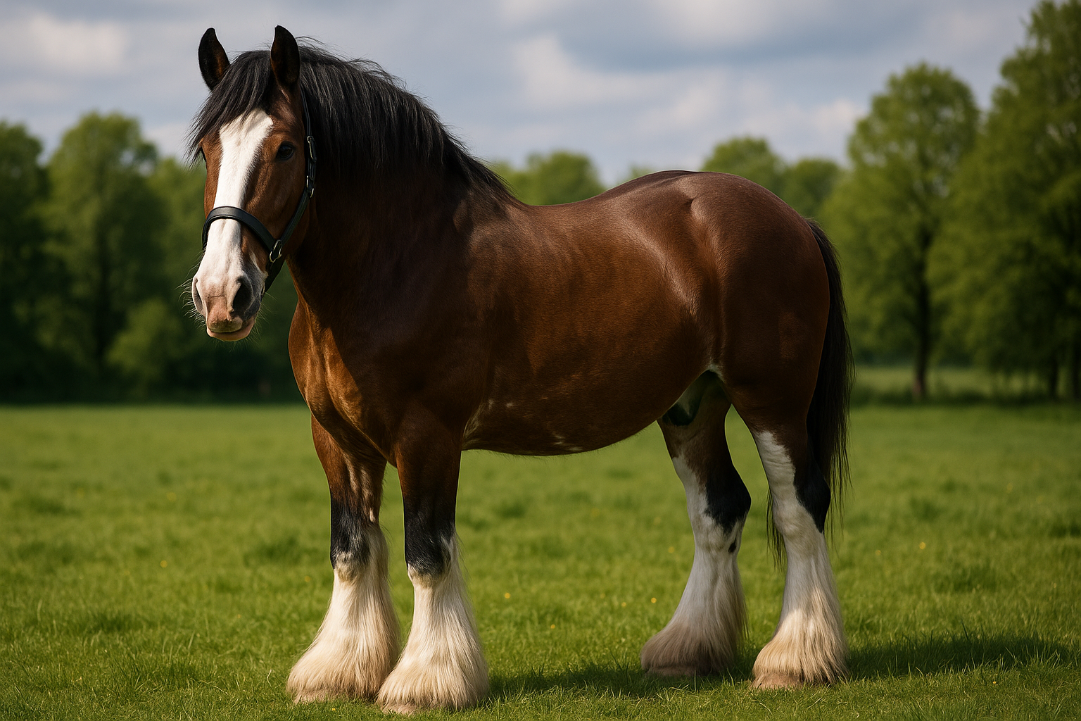 Clydesdale - Schottisches kaltblut Pferderasse