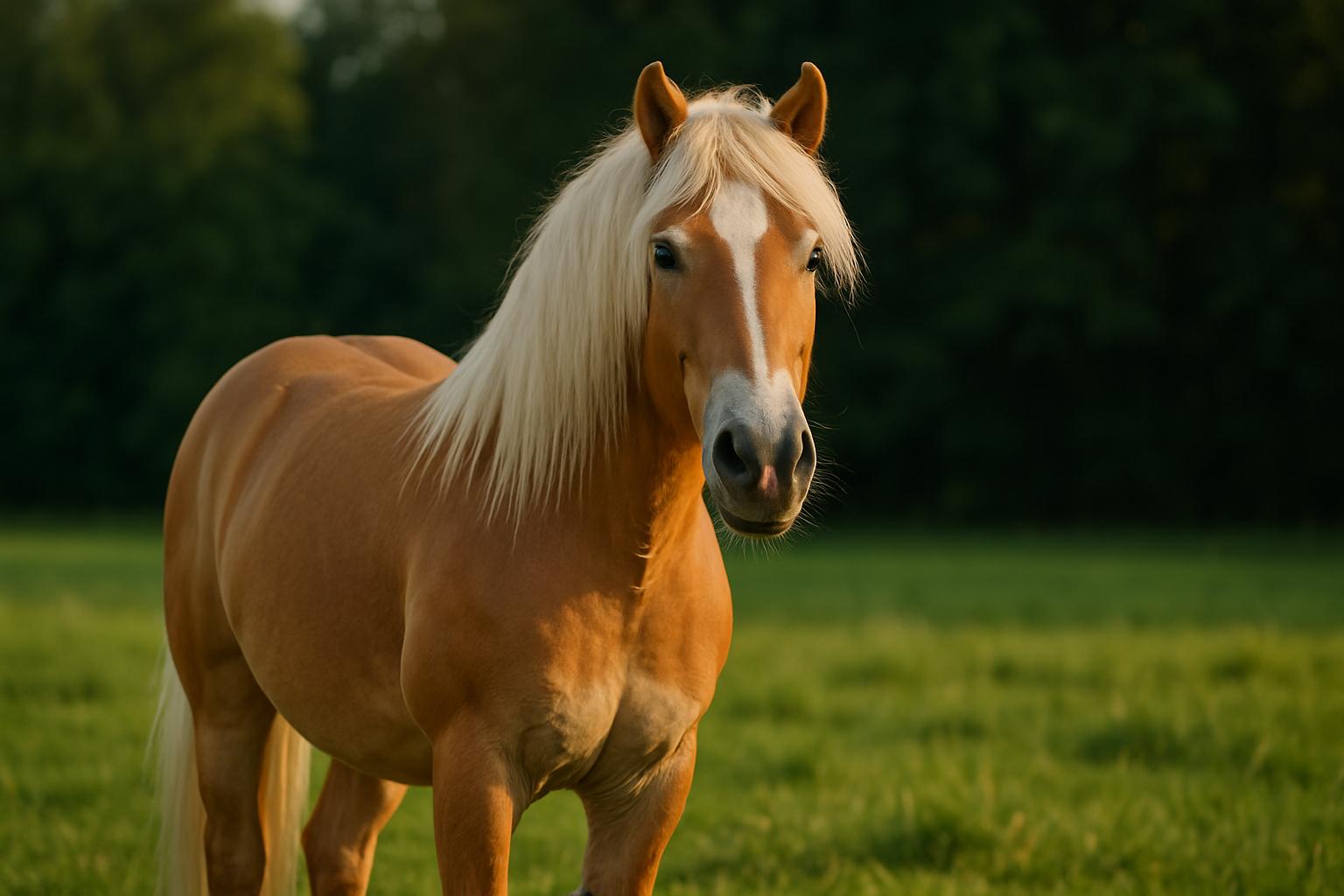 Haflinger Pferderasse - Bild und Rasseportrait